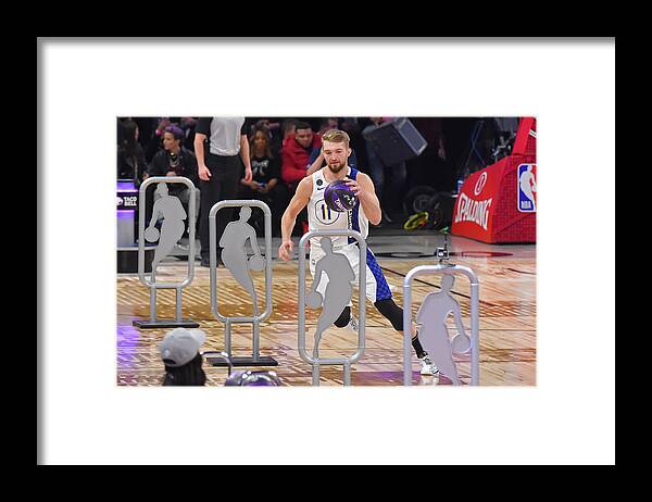 Nba Pro Basketball Framed Print featuring the photograph Domantas Sabonis by Bill Baptist