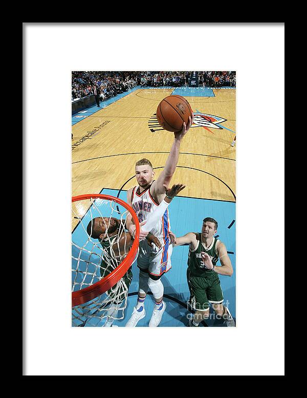 Nba Pro Basketball Framed Print featuring the photograph Domantas Sabonis by Layne Murdoch