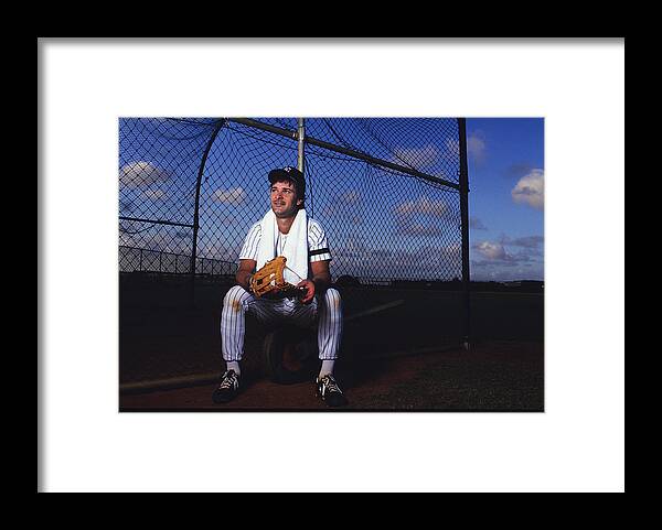 1980-1989 Framed Print featuring the photograph Don Mattingly by Ronald C. Modra/sports Imagery