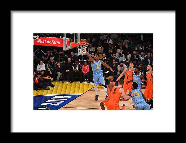 Event Framed Print featuring the photograph Donovan Mitchell by Jesse D. Garrabrant