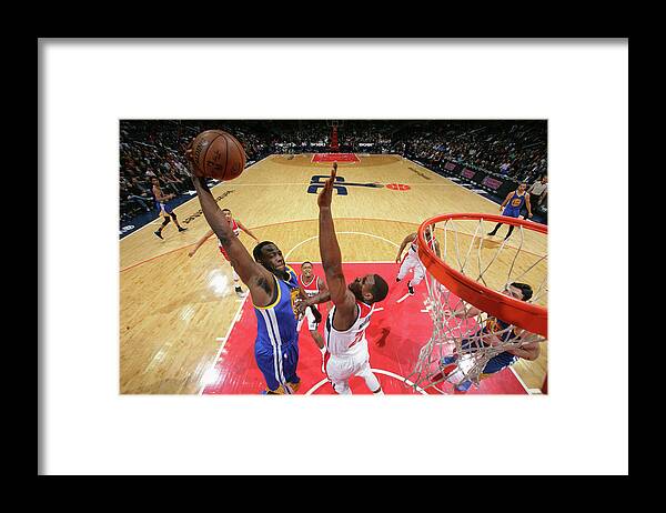 Nba Pro Basketball Framed Print featuring the photograph Draymond Green by Ned Dishman