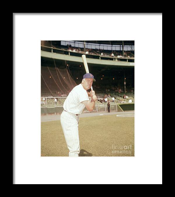 Duke Snider Framed Print featuring the photograph Duke Snider #1 by Louis Requena