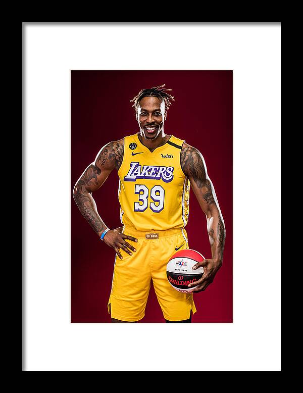 Nba Pro Basketball Framed Print featuring the photograph Dwight Howard by Michael J. LeBrecht II
