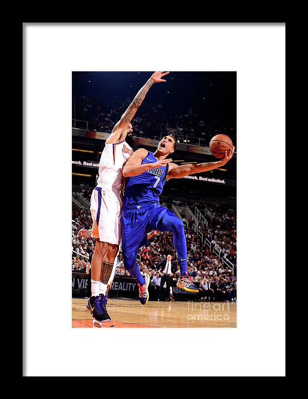 Dwight Powell Framed Print featuring the photograph Dwight Powell by Barry Gossage
