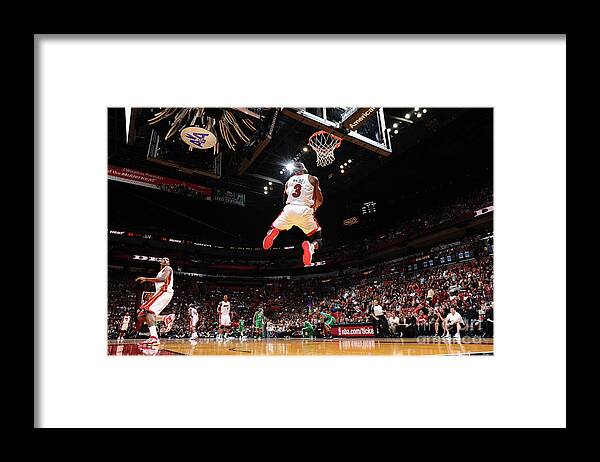 Playoffs Framed Print featuring the photograph Dwyane Wade by Jesse D. Garrabrant