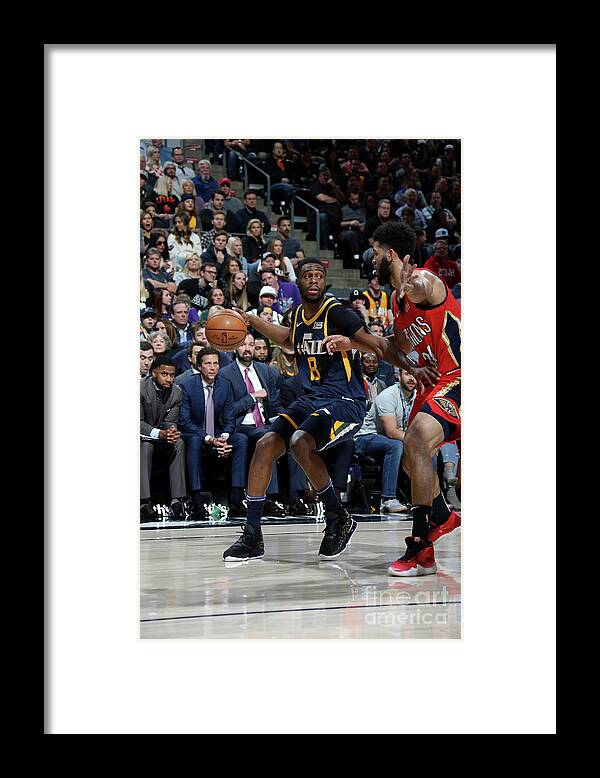 Nba Pro Basketball Framed Print featuring the photograph Emmanuel Mudiay by Melissa Majchrzak