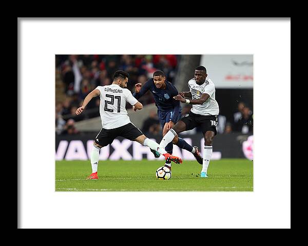 International Match Framed Print featuring the photograph England v Germany - International Friendly #1 by James Baylis - AMA