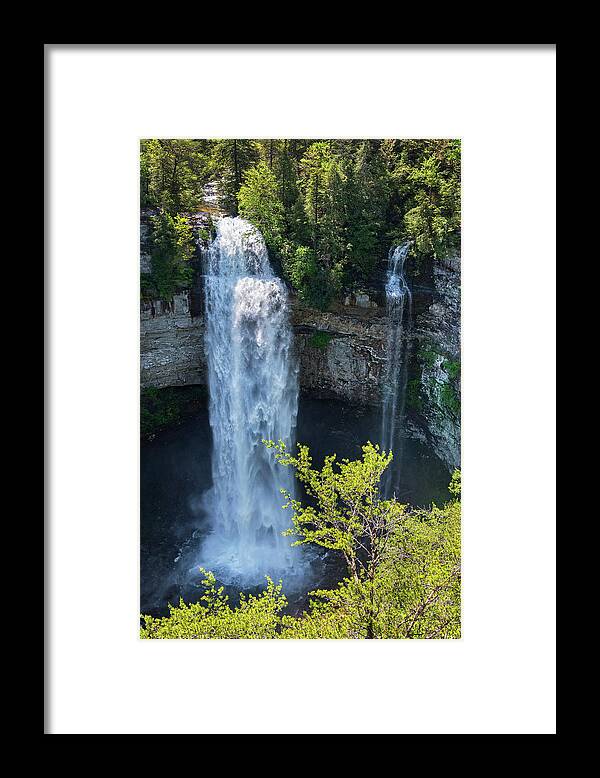 Fall Creek Falls Framed Print featuring the photograph Fall Creek Falls #1 by Jim Vallee