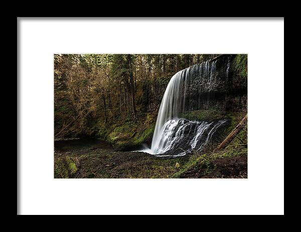 Waterfall Framed Print featuring the photograph Falling Water #2 by Steven Reed