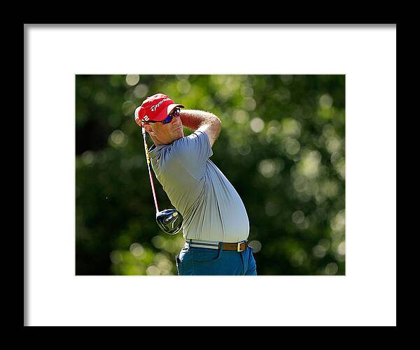 Stewart Cink Framed Print featuring the photograph FedEx St. Jude Classic - Round One #1 by Marianna Massey
