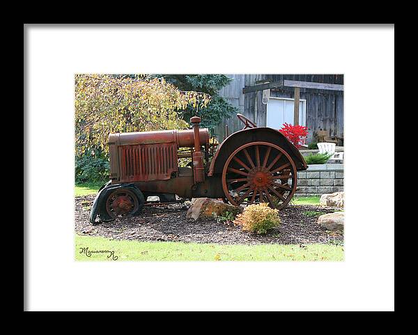 Farm Scene Framed Print featuring the photograph Finally at Rest #1 by Mariarosa Rockefeller