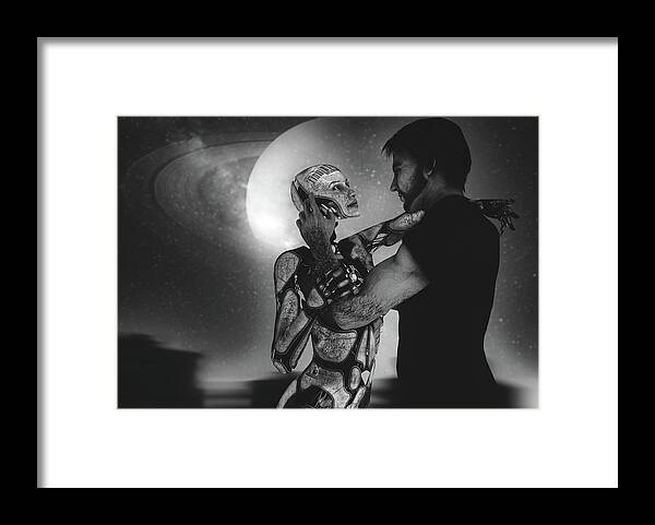 Robots Framed Print featuring the photograph First And Last #2 by Bob Orsillo