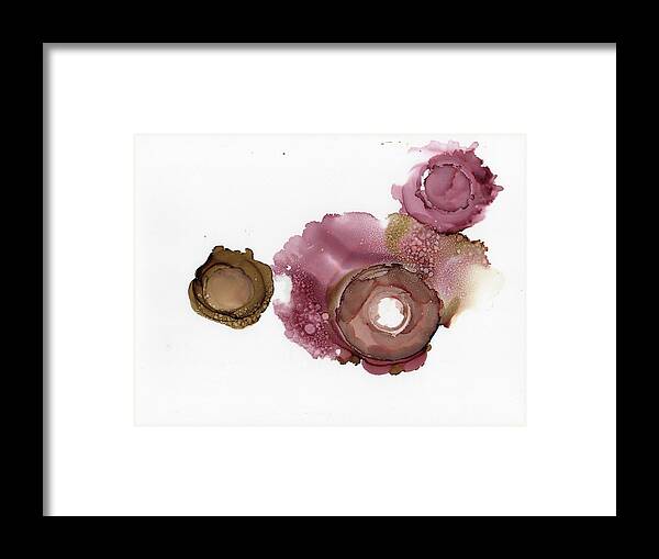 Alcohol Framed Print featuring the painting Fragile #1 by Christy Sawyer