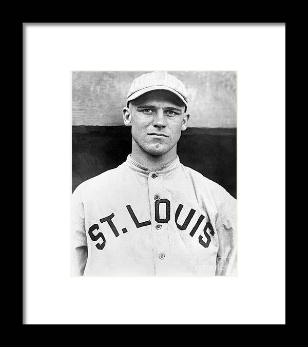 American League Baseball Framed Print featuring the photograph George Sisler by National Baseball Hall Of Fame Library