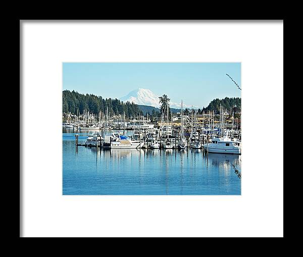 Landscape Framed Print featuring the photograph Gig Harbor #1 by Bill TALICH