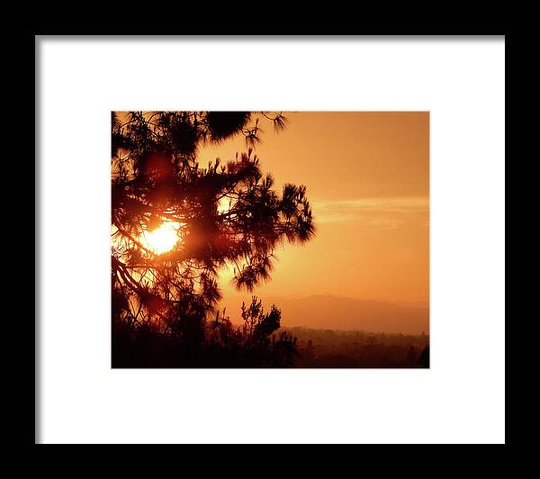 Luck Framed Print featuring the photograph Lucky Sunset by Andrew Lawrence