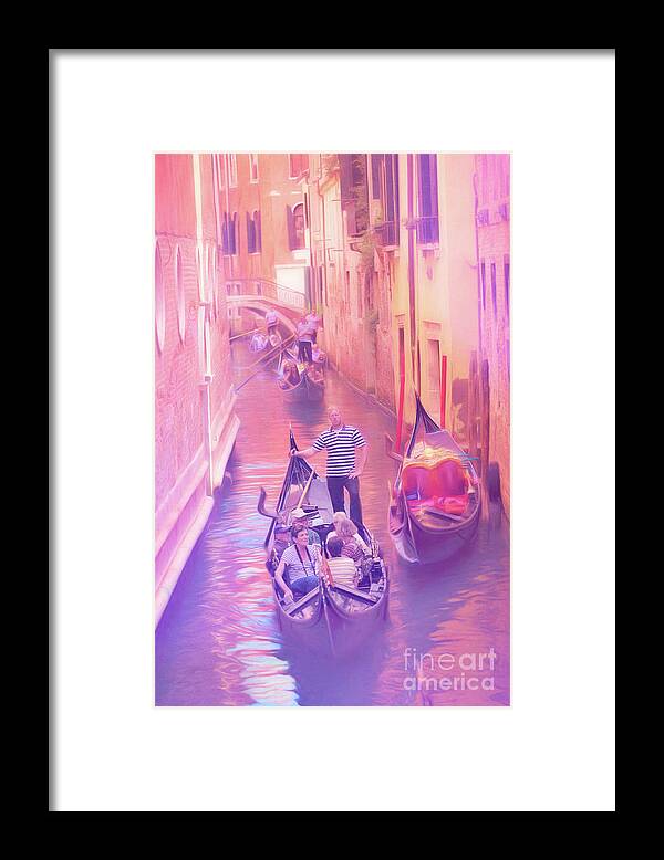 Venice Framed Print featuring the photograph Gondola, Venioce Italy by George Robinson
