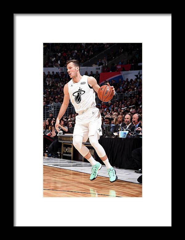 Goran Dragic Framed Print featuring the photograph Goran Dragic #1 by Andrew D. Bernstein