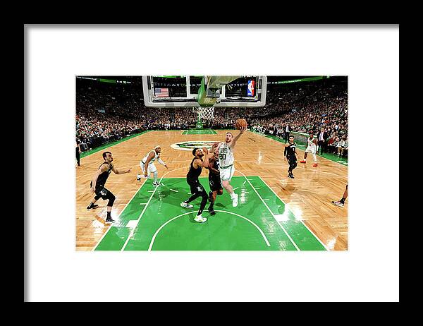 Nba Pro Basketball Framed Print featuring the photograph Gordon Hayward by Brian Babineau