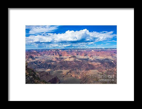Grand Canyon Framed Print featuring the digital art Grand Canyon by Tammy Keyes