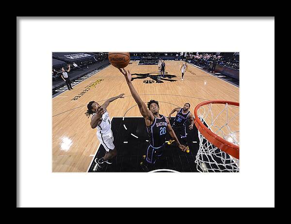 Hassan Whiteside Framed Print featuring the photograph Hassan Whiteside #1 by Rocky Widner