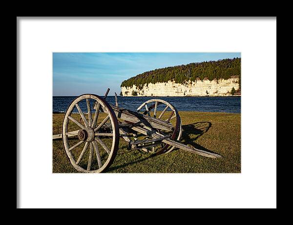 Ghost Town Framed Print featuring the photograph Historic Fayette State Park in Michigan #1 by Eldon McGraw