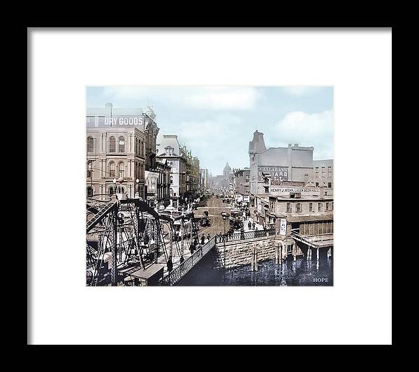 Vintage Framed Print featuring the photograph Grand Avenue by Terence McSorley