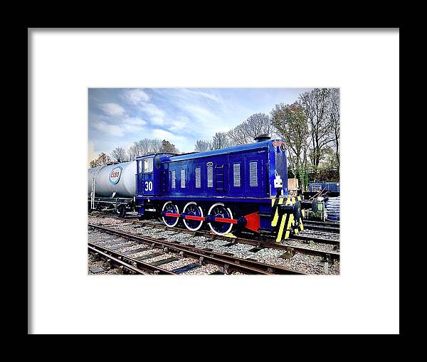 Hudswell Clarke Framed Print featuring the photograph Hudswell Clarke D1171 PBA 30 Western Pride at Whitwell and Reepham Railway #1 by Gordon James