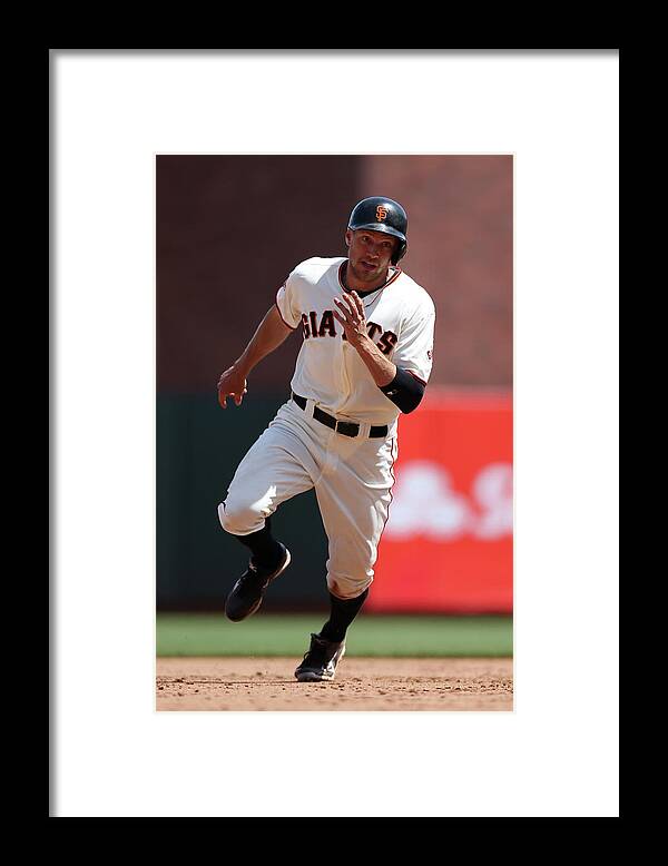 San Francisco Framed Print featuring the photograph Hunter Pence by Brad Mangin