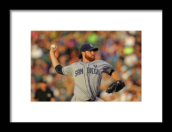 Home Base Framed Print featuring the photograph Ian Kennedy by Justin Edmonds