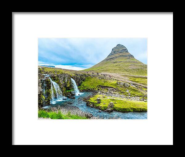Iceland Framed Print featuring the photograph Icelandic landscape #1 by Luisa Azzolini