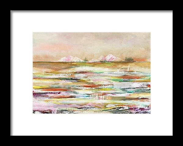 Intuitive Painting Framed Print featuring the drawing Intuitive Painting by Claudia Schoen