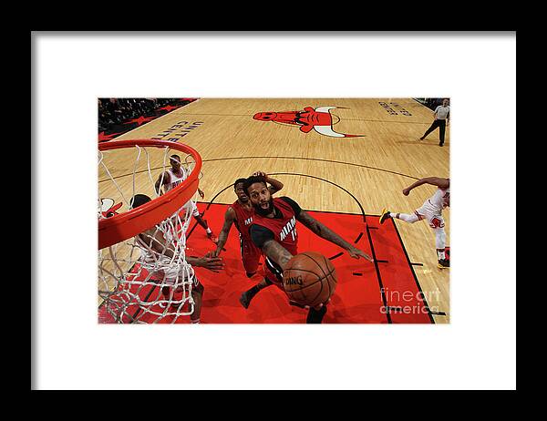 Nba Pro Basketball Framed Print featuring the photograph James Johnson by Gary Dineen