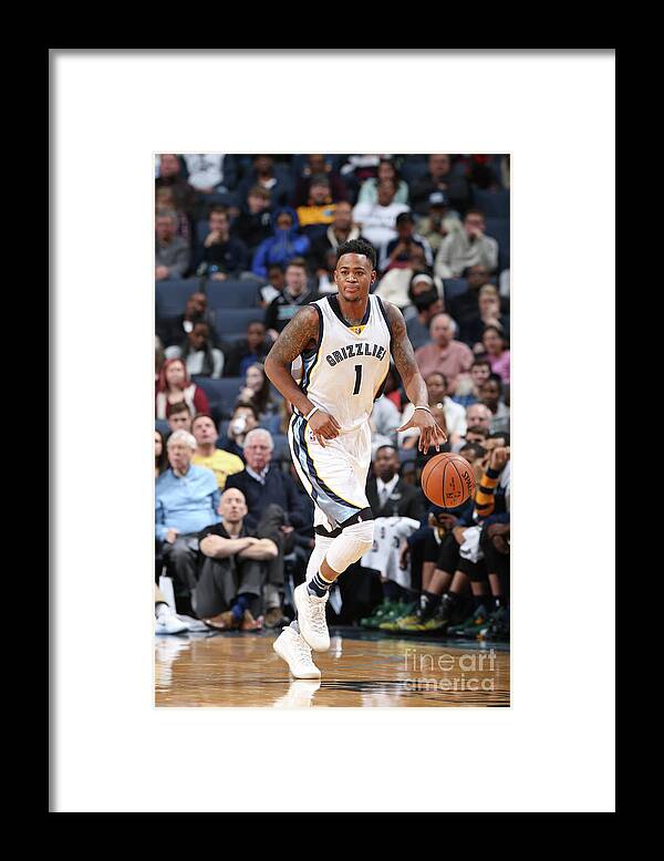 Nba Pro Basketball Framed Print featuring the photograph Jarell Martin by Joe Murphy