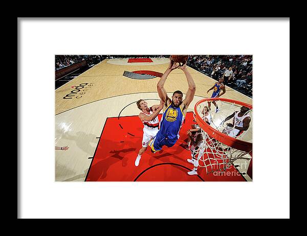 Nba Pro Basketball Framed Print featuring the photograph Javale Mcgee by Garrett Ellwood