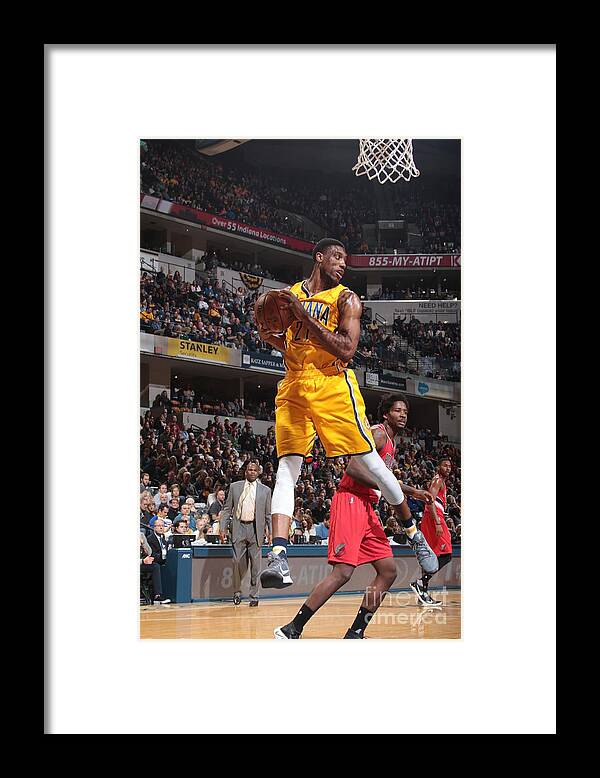 Jeff Teague Framed Print featuring the photograph Jeff Teague #1 by Ron Hoskins