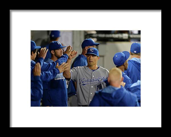 American League Baseball Framed Print featuring the photograph Jeremy Guthrie #1 by Brian Kersey