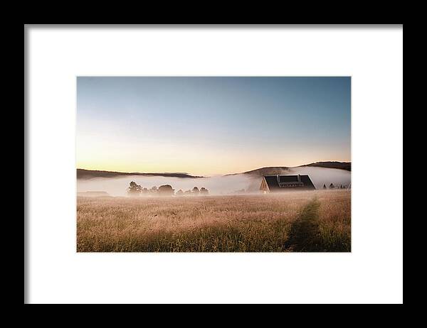 Kvilda Framed Print featuring the photograph Jewel of the Bohemian Forest by Vaclav Sonnek
