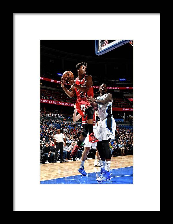 Nba Pro Basketball Framed Print featuring the photograph Jimmy Butler by Fernando Medina