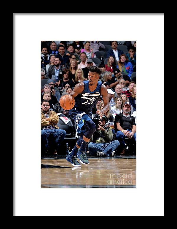 Nba Pro Basketball Framed Print featuring the photograph Jimmy Butler by Mark Sobhani