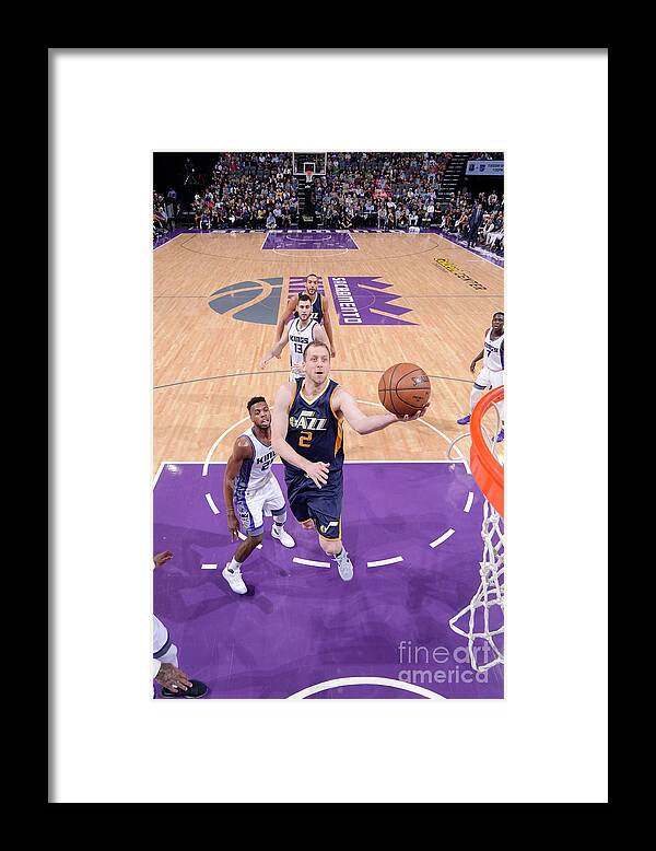 Nba Pro Basketball Framed Print featuring the photograph Joe Ingles by Rocky Widner