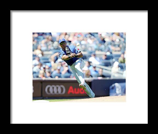 Adrian Beltre Framed Print featuring the photograph John Ryan #1 by Elsa