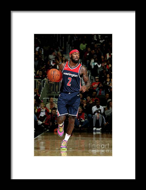 Nba Pro Basketball Framed Print featuring the photograph John Wall by Stephen Gosling