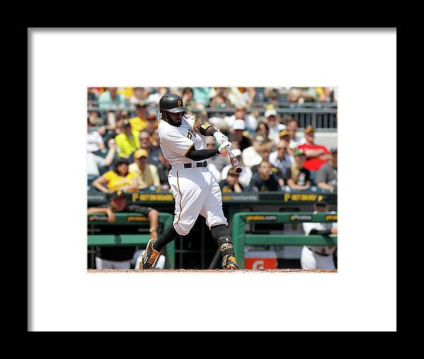 People Framed Print featuring the photograph Josh Harrison by Justin K. Aller