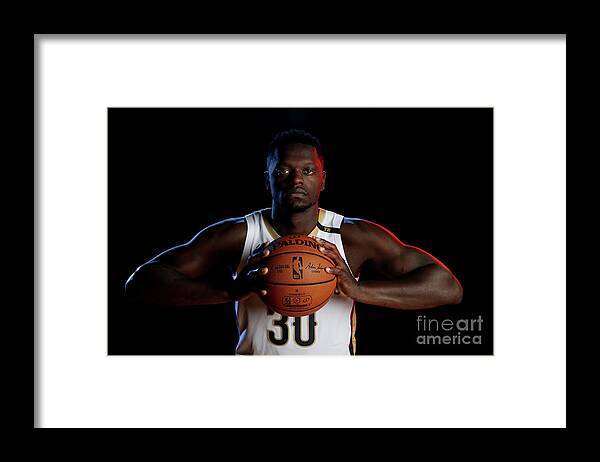 Media Day Framed Print featuring the photograph Julius Randle by Layne Murdoch Jr.