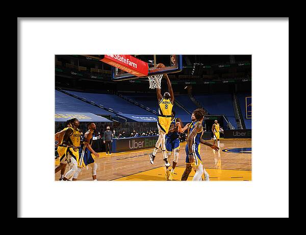 Justin Holiday Framed Print featuring the photograph Justin Holiday #1 by Noah Graham