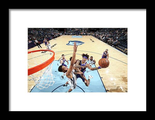 Nba Pro Basketball Framed Print featuring the photograph Kelly Oubre by Joe Murphy