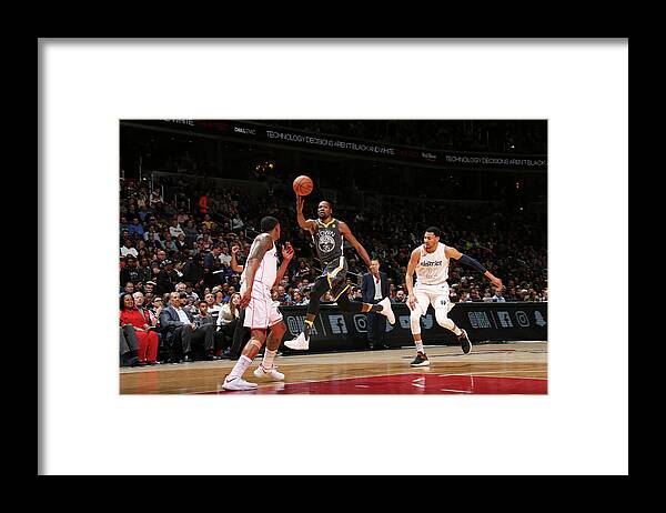 Nba Pro Basketball Framed Print featuring the photograph Kevin Durant by Ned Dishman