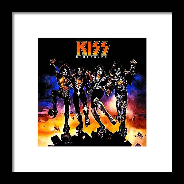 Kiss Framed Print featuring the photograph Kiss #1 by Action