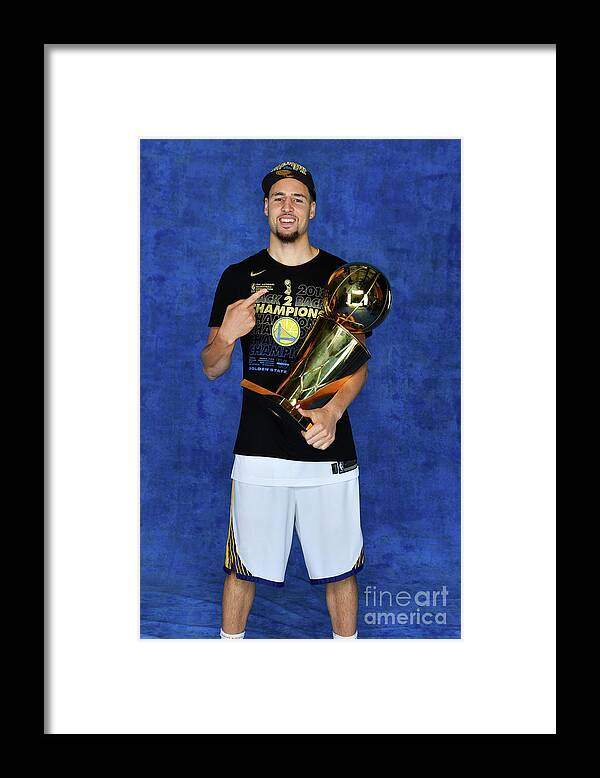 Klay Thompson Framed Print featuring the photograph Klay Thompson #1 by Jesse D. Garrabrant